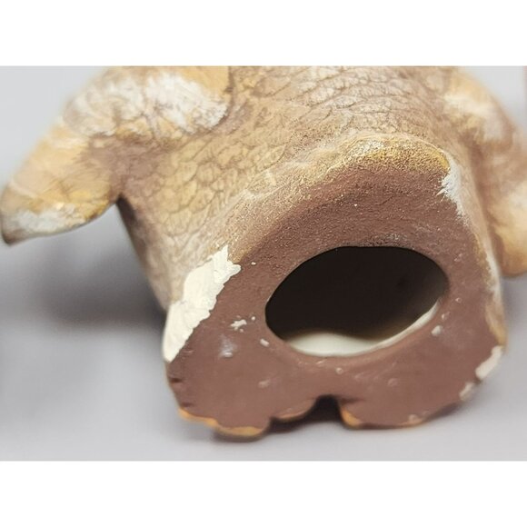 Set Of 3 Vintage Owl Figurines Handpainted Detailed Home Decor Collectibles - Picture 8 of 11